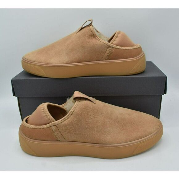 ECCO Womens EUR 42 US 11 - 11.5 Street Tray Toffee Slip On Lined Nubuck Shoes